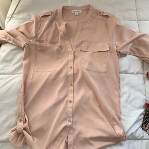 Light pink Calvin Klein button up shirt
